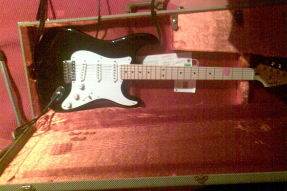 on the road with my strat!!!!!!! - 