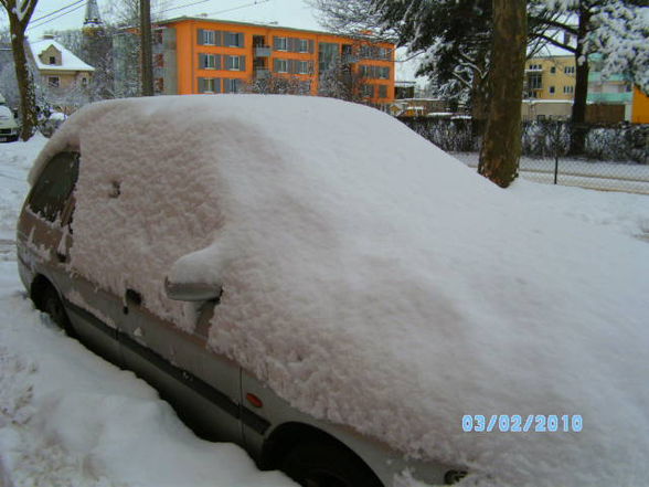 Schneefall in der Stadt - 