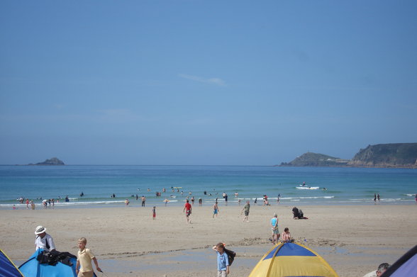 Cornwall, Sonne, Strand, Meer,....und - 