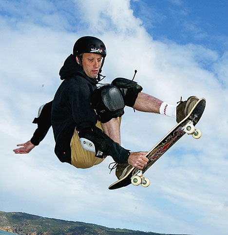 Tony hawk and Bam margera - 