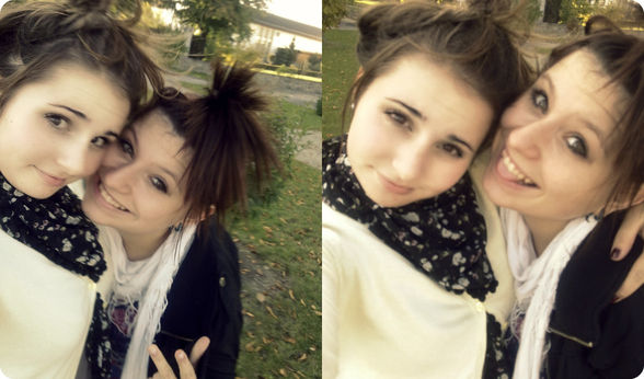 Sarah und Nina im Park :D - 