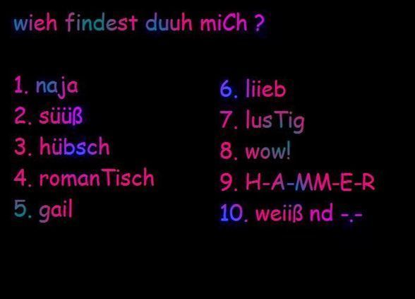 Fragen an dich X3 - 