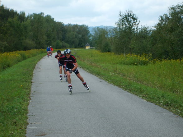 markus und michi beim triathlon 2008+ska - 