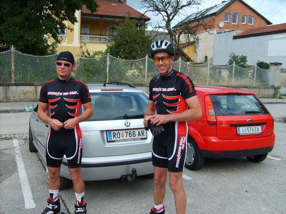 markus und michi beim triathlon 2008+ska - 