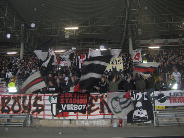 lask hooligan in einsatz - 