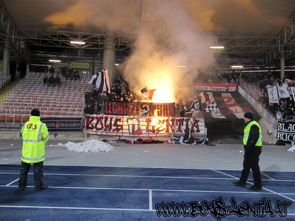 lask hooligan in einsatz - 