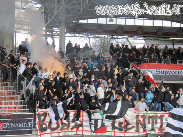 lask hooligan in einsatz - 