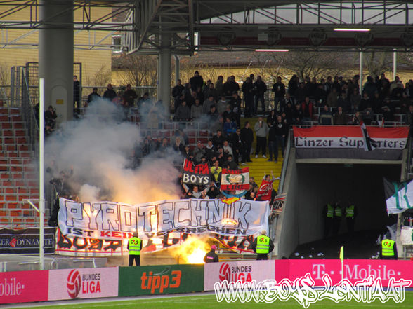 lask hooligan in einsatz - 