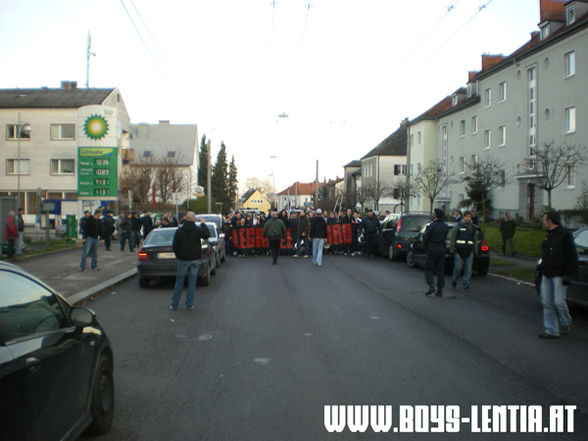 lask hooligan in einsatz - 