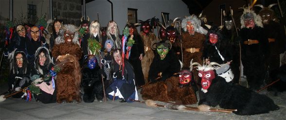 perchtenlauf bei uns - 