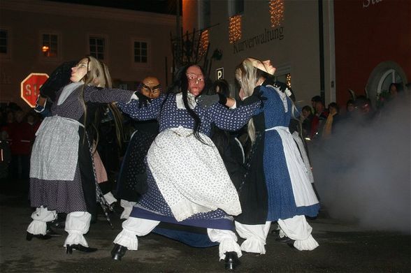 perchtenlauf bei uns - 