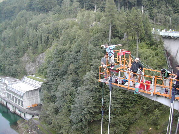 Bungee Jumpin Staudamm Klaus - 