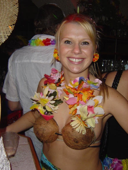 Hawaii-Party beim Kreuzer - 