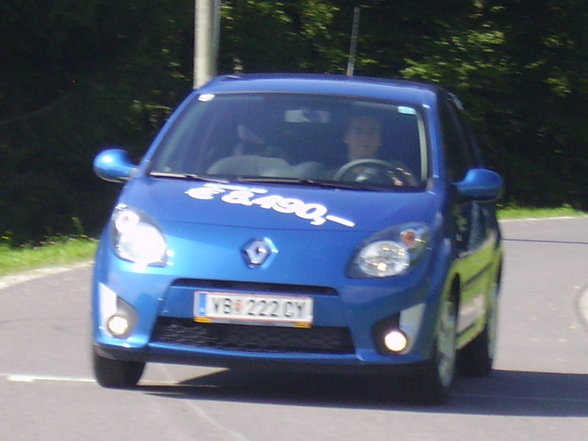 Testfahrt  mit dem neuen Twingo - 