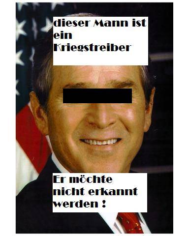 nieder mit bush - 