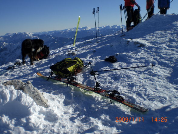 Warscheneck 2388 Meter mit Skier - 