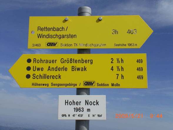 Hoher Nock 1963m, 2009 - 