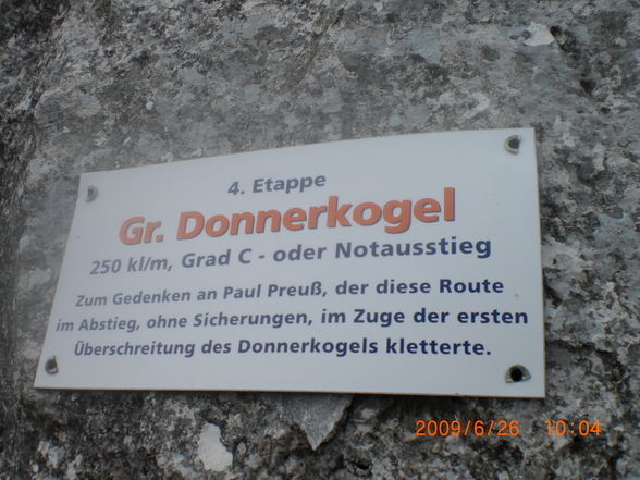 Gosaukamm Überquerung,Klettersteig - 