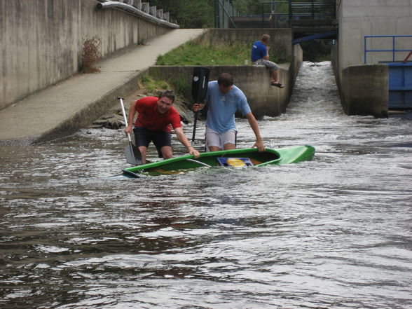 Paddeln an der Moldau - 