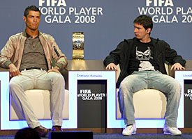 crisdiano ronaldo und messi - 