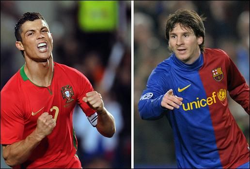 crisdiano ronaldo und messi - 