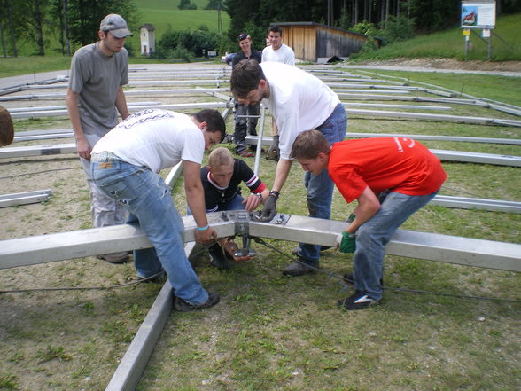 Zelt aufbauen Mühlenfest!! - 