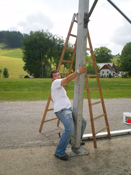 Zelt aufbauen Mühlenfest!! - 