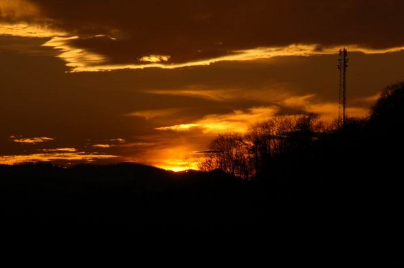 Sonnenuntergang am 10.1.07 - 