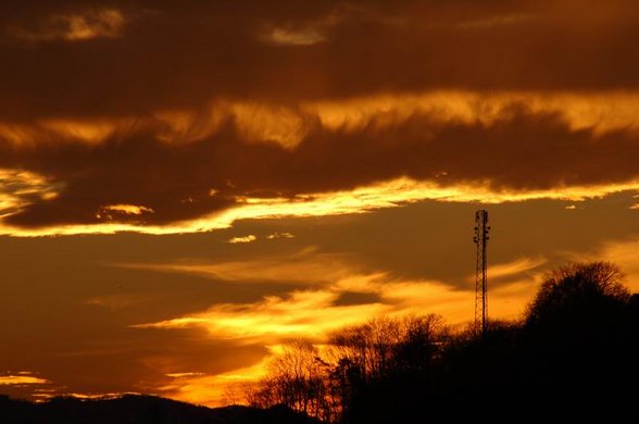 Sonnenuntergang am 10.1.07 - 