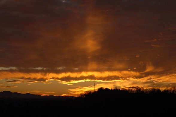 Sonnenuntergang am 10.1.07 - 