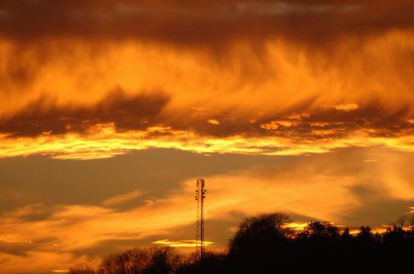 Sonnenuntergang am 10.1.07 - 