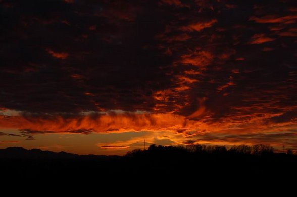 Sonnenuntergang am 10.1.07 - 