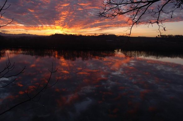 Sonnenuntergang am 10.1.07 - 