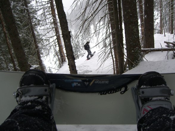 Snowboarden with Ladner - 