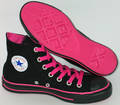 pinke und schwarze Converse 5473652