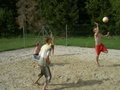 Beachvolleyball spielen 25807670