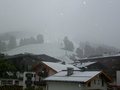 saalbach im sommer mit schnee 27594625