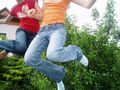 am Trampolin mit Eva und Elias 38580203