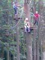 Lisa mit Papa im Kletterwald 64141829